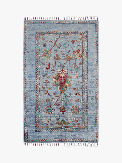 Sultani Blue Rug PC 57474 - 1.27m X 0.84m
