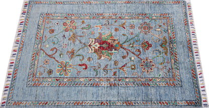 Sultani Blue Rug PC 57474 - 1.27m X 0.84m