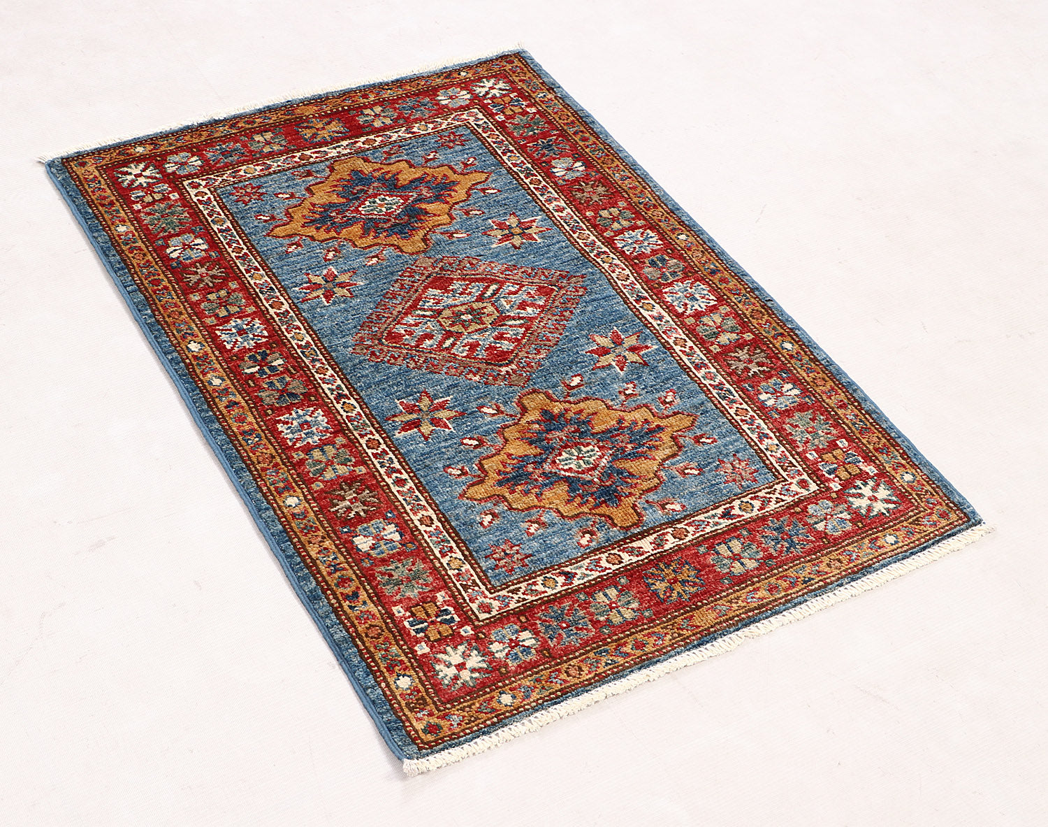 Supreme Kazak Blue Rug PC 55415 - 0.93m X 0.64m