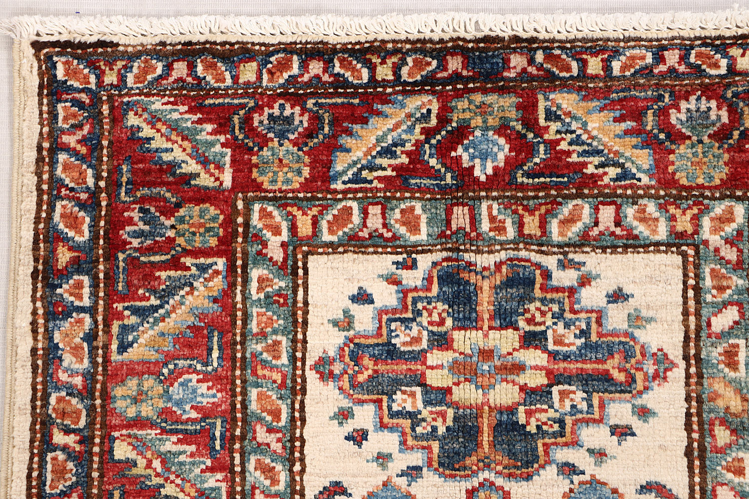 Supreme Kazak Ivory Rug PC 55412 - 0.90m X 0.61m