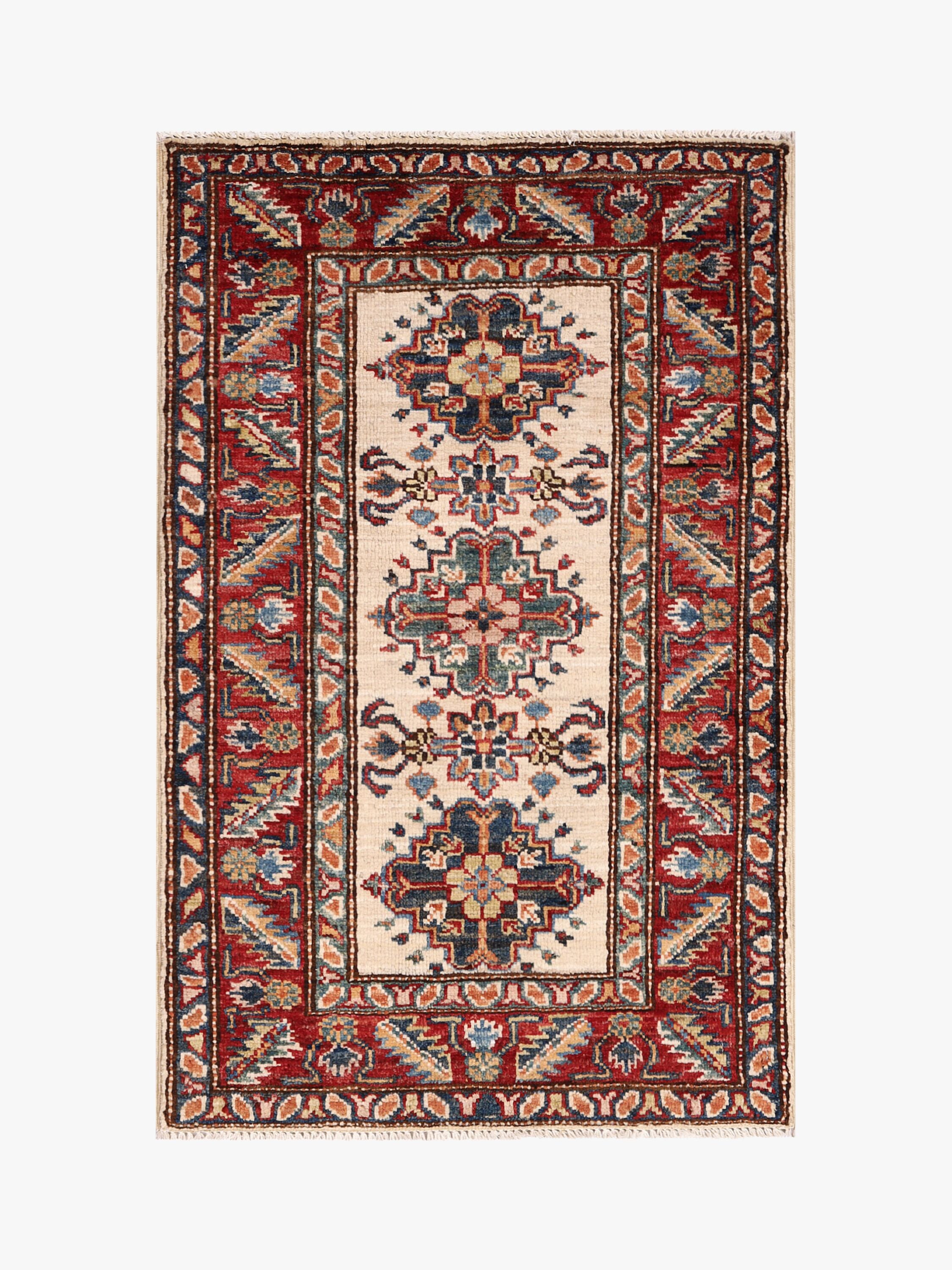 Supreme Kazak Ivory Rug PC 55414 - 0.91m X 0.60m