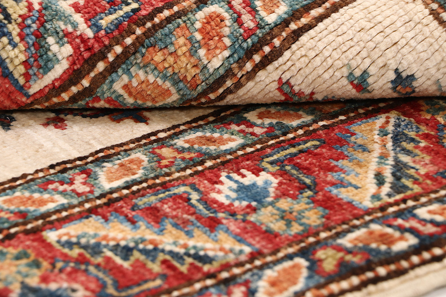 Supreme Kazak Ivory Rug PC 55414 - 0.91m X 0.60m