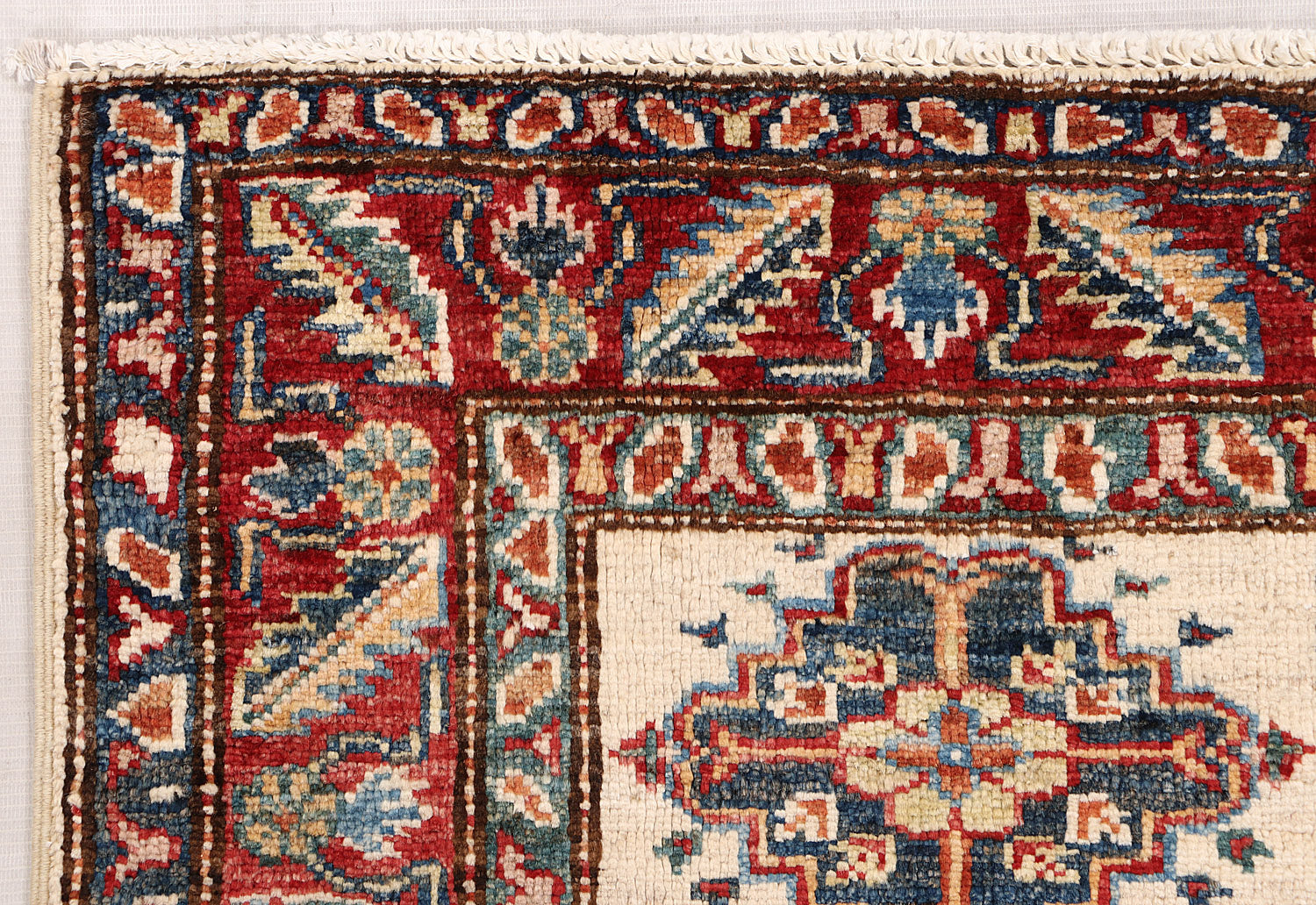 Supreme Kazak Ivory Rug PC 55413 - 0.91m X 0.60m