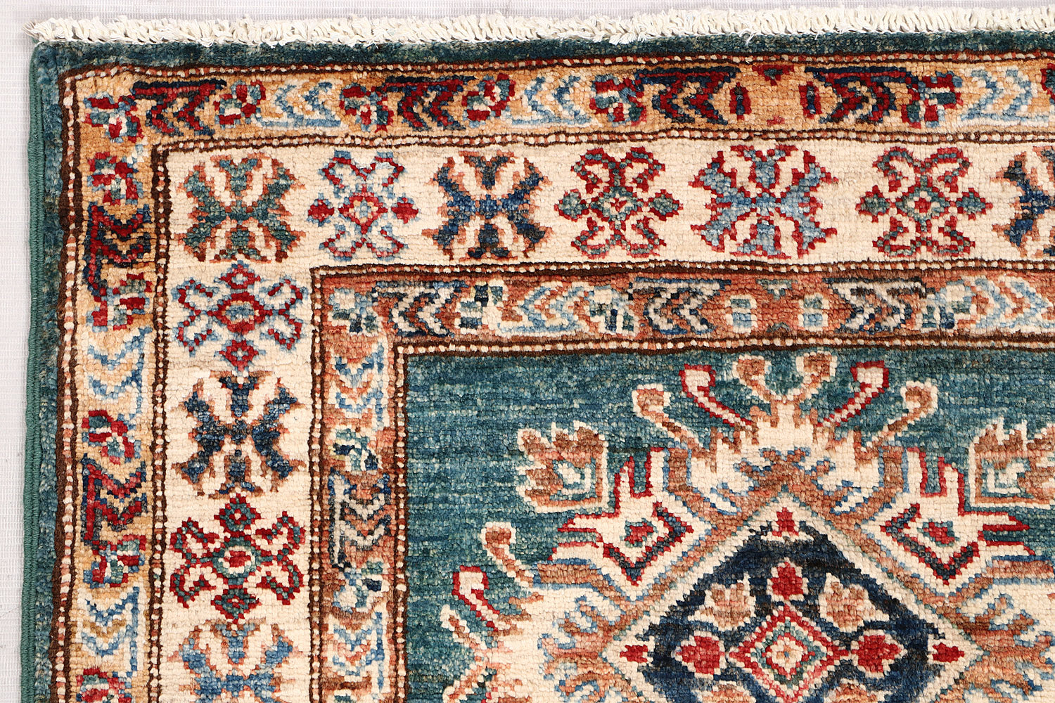 Supreme Kazak Green Rug PC 55410 - 1.27m X 0.80m