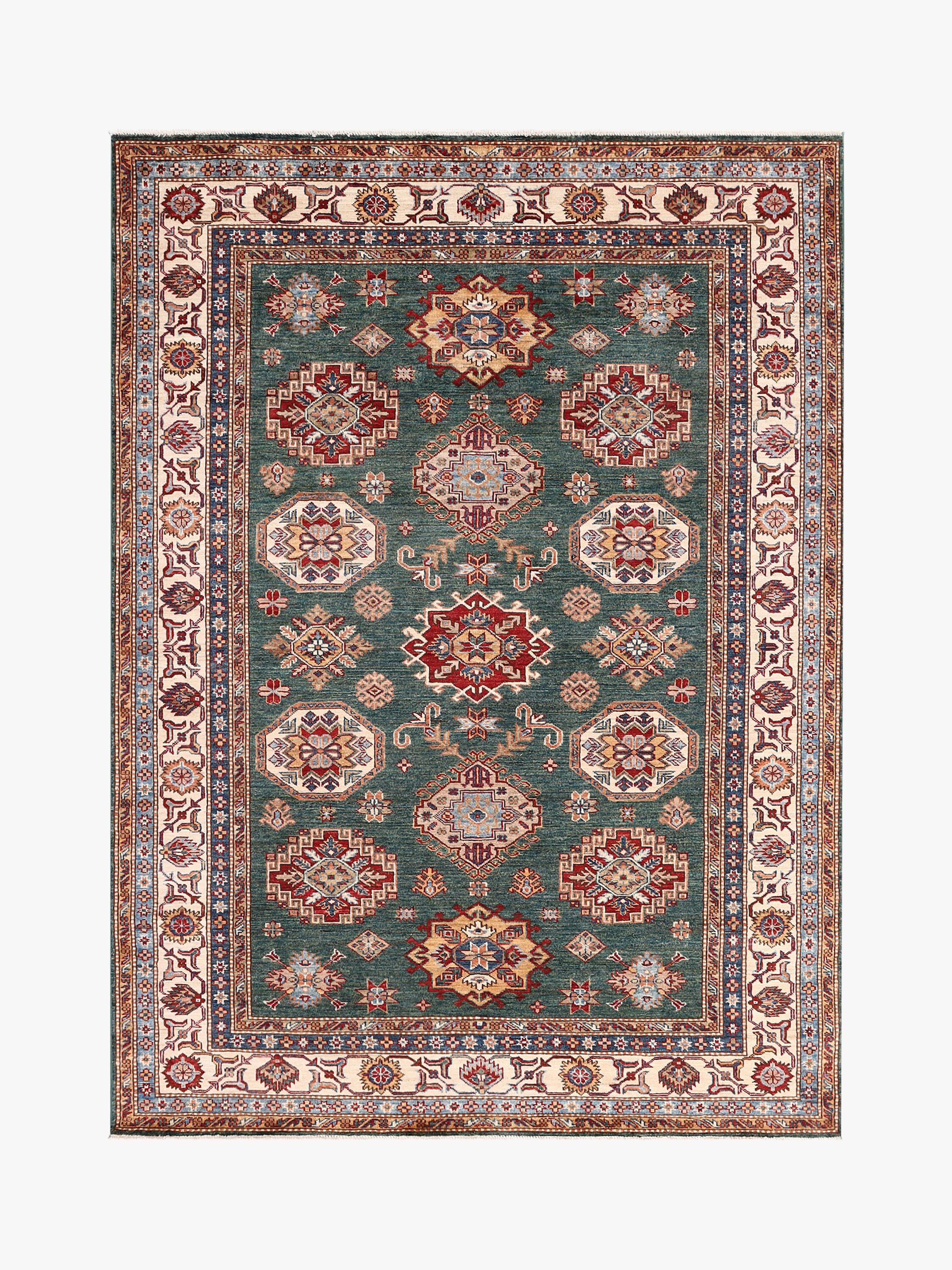 Supreme Kazak Green Rug PC 55380 - 2.28m X 1.67m