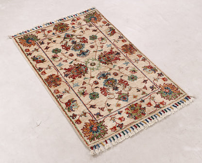 Sultani Ivory Rug PC 55448 - 0.93m X 0.62m