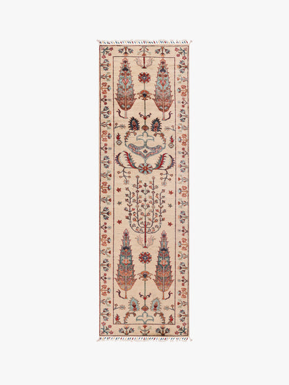Pictorial Ivory Rug PC 55769 - 2.37m X 0.76m