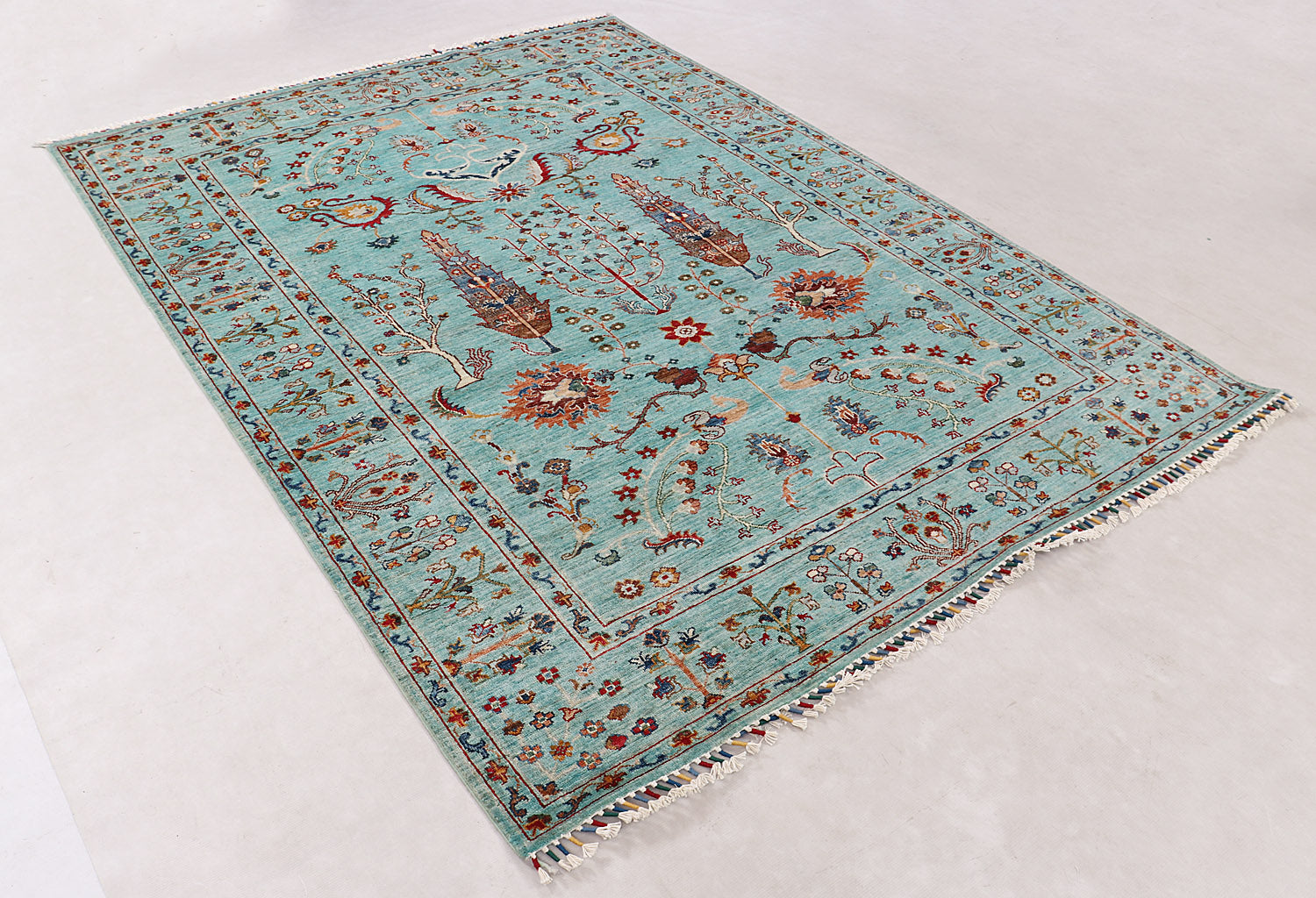 Pictorial Aqua Rug PC 55739 - 2.41m X 1.77m