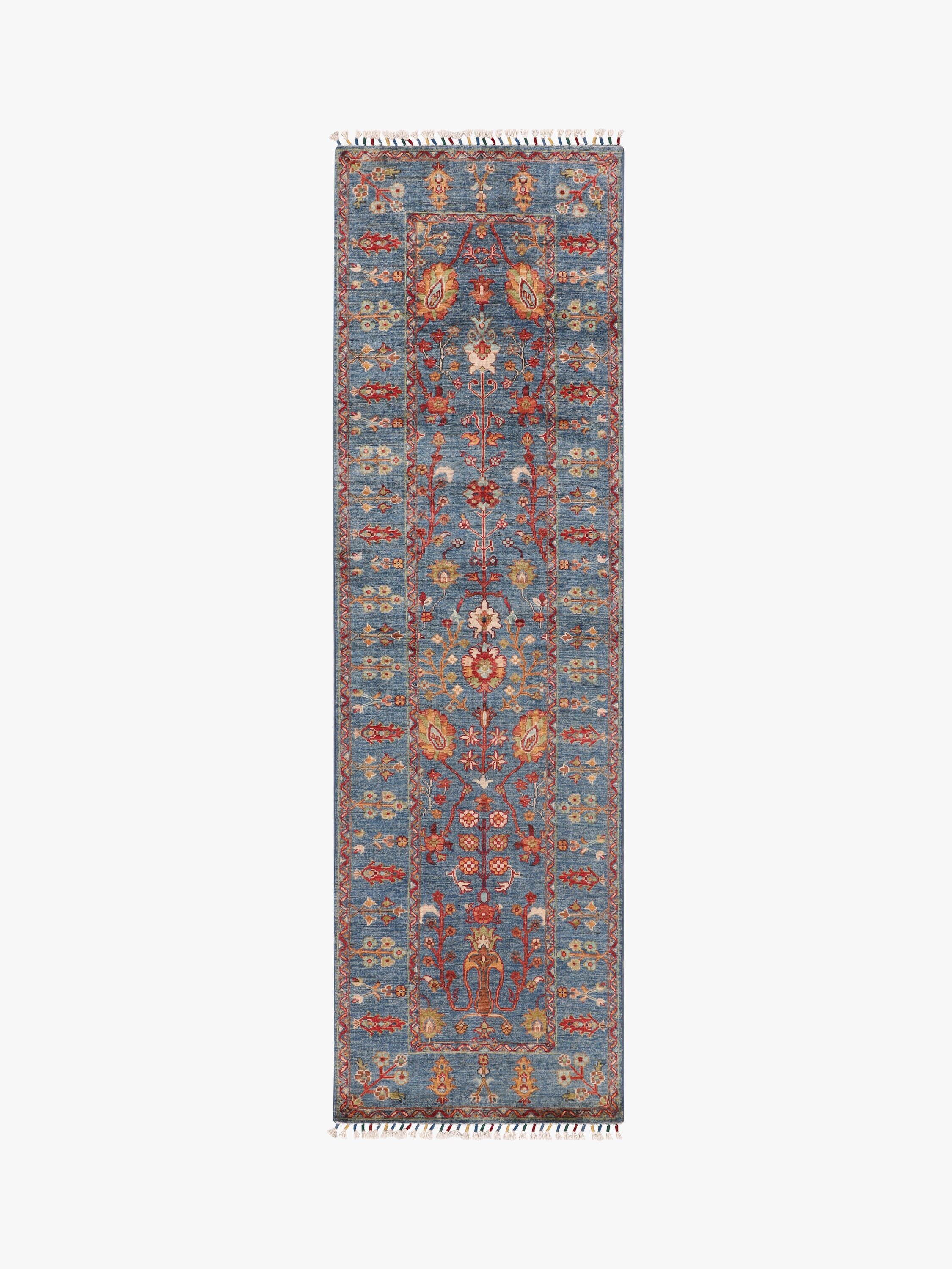 Sultani Blue Rug PC 55708 - 2.44m X 0.75m