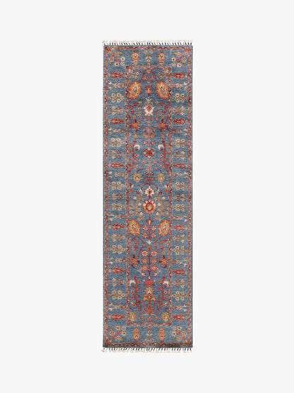 Sultani Blue Rug PC 55708 - 2.44m X 0.75m