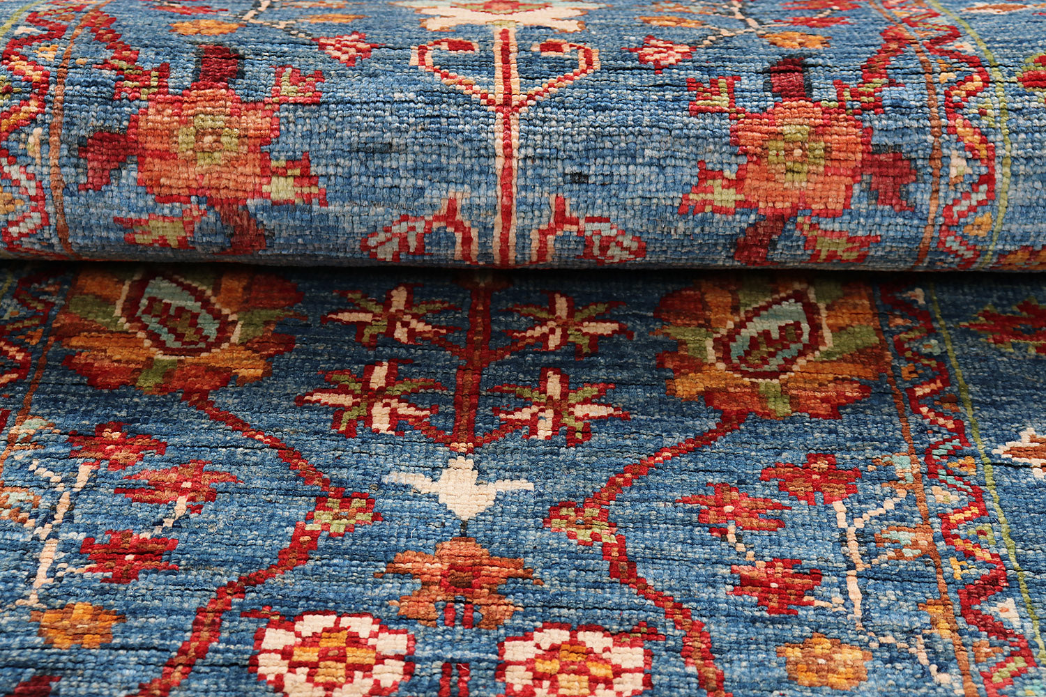 Sultani Blue Rug PC 55708 - 2.44m X 0.75m