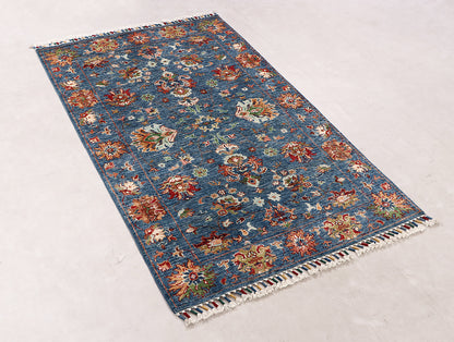Sultani Blue Rug PC 55452 - 1.51m X 0.92m
