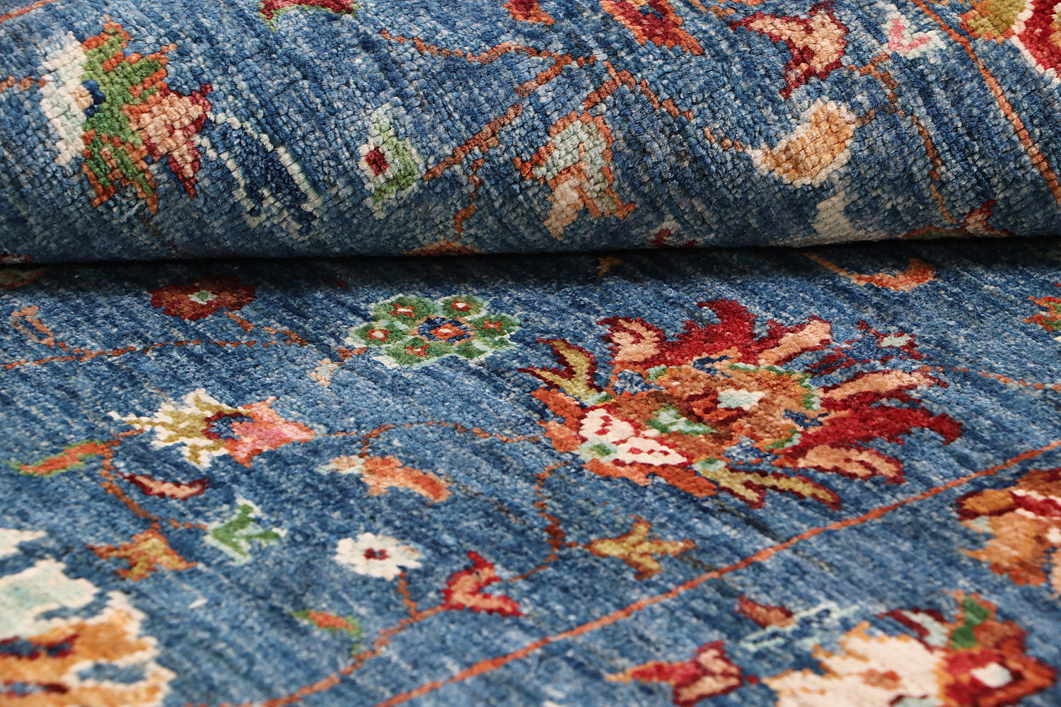 Sultani Blue Rug PC 55452 - 1.51m X 0.92m