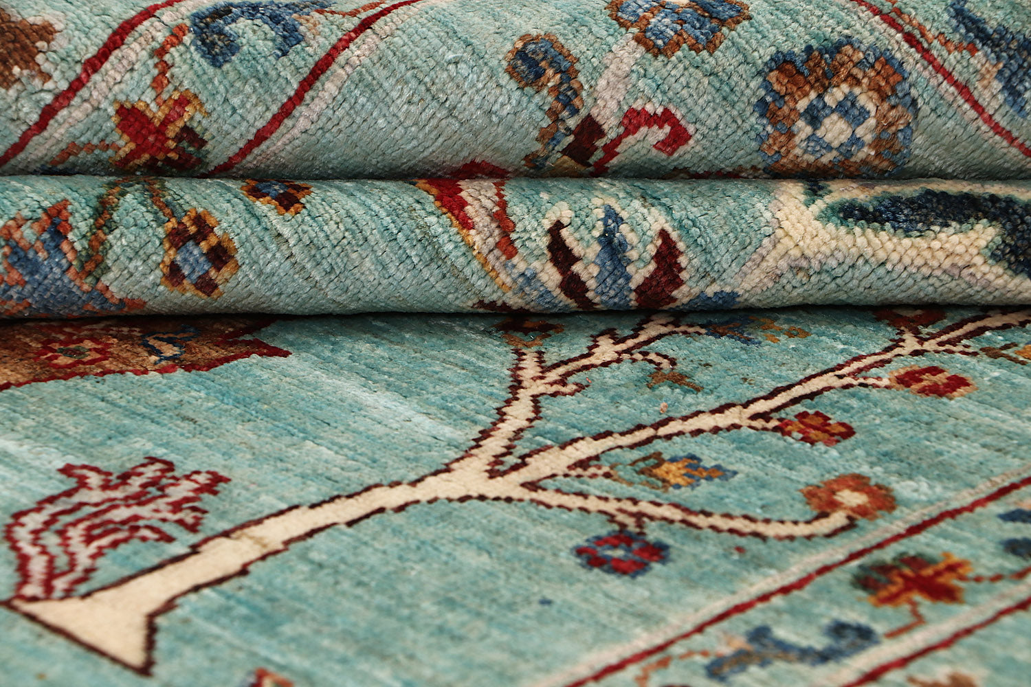 Pictorial Aqua Rug PC 55743 - 2.39m X 1.76m