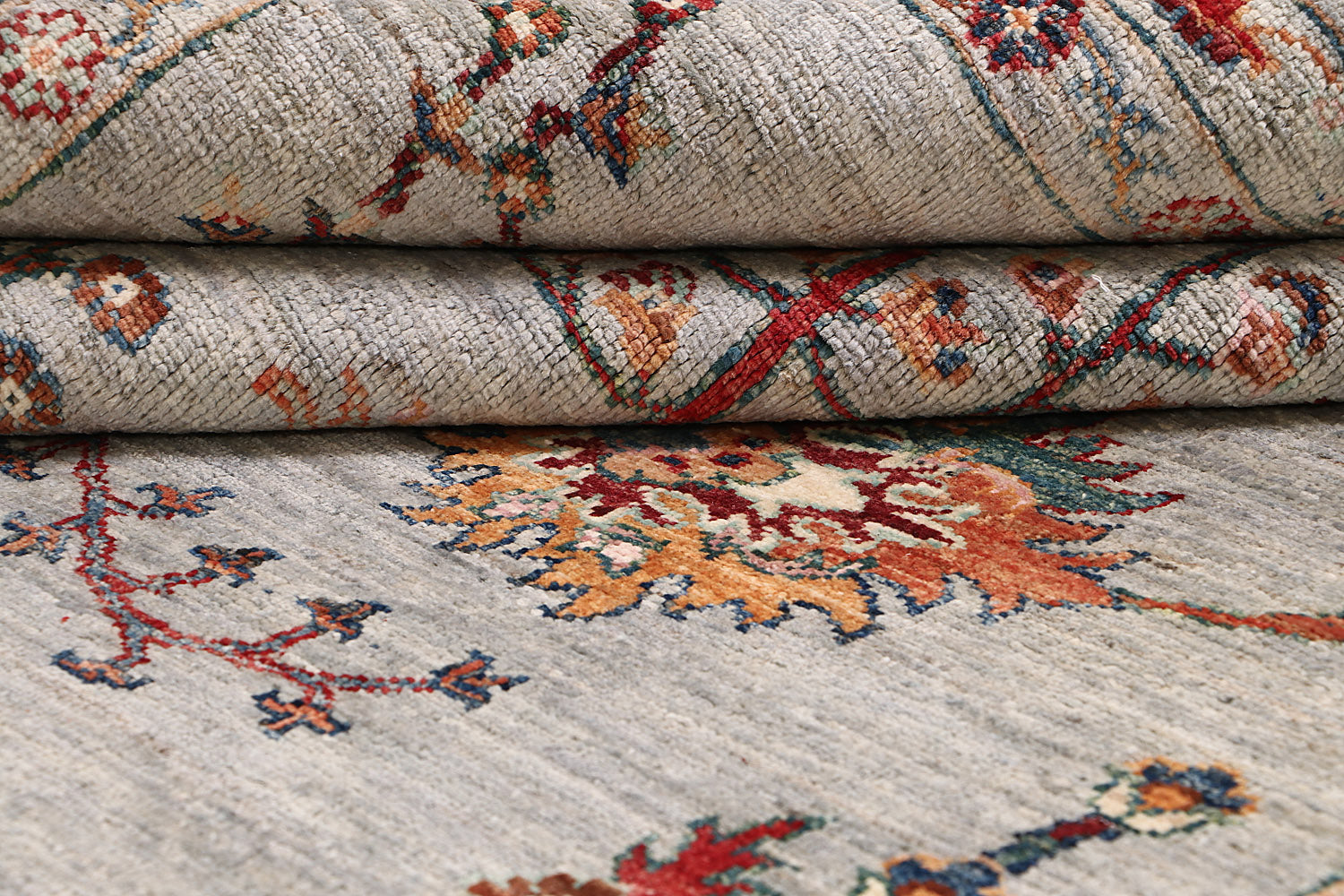 Pictorial Grey Rug PC 55764 - 2.95m X 2.01m