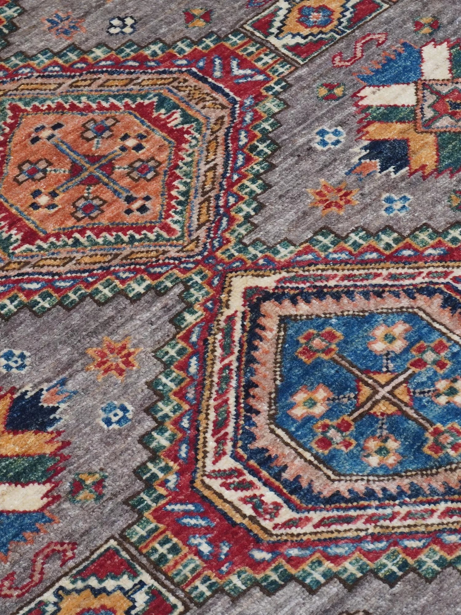 Supreme Kazak Grey Rug PC 50803 - 2.91m X 2.48m