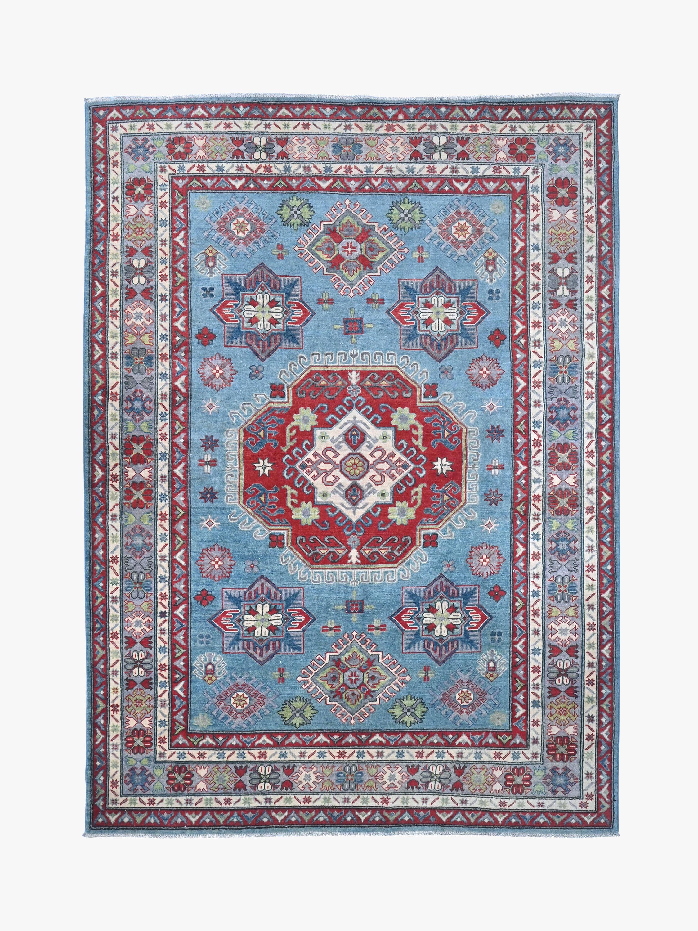 Kazak Blue Rug PC 55111 - 2.37m X 1.69m