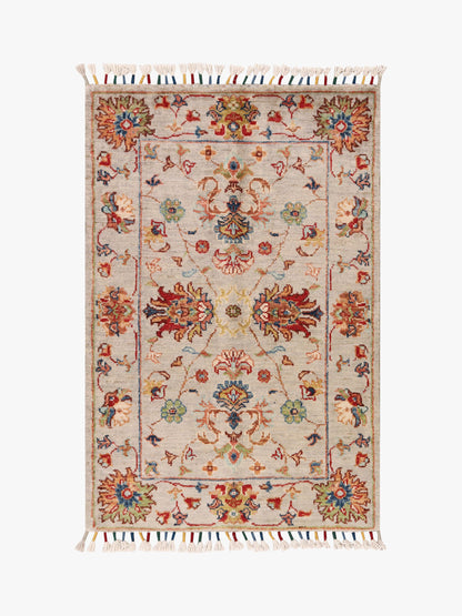 Sultani Grey Rug PC 55436 - 0.93m X 0.64m