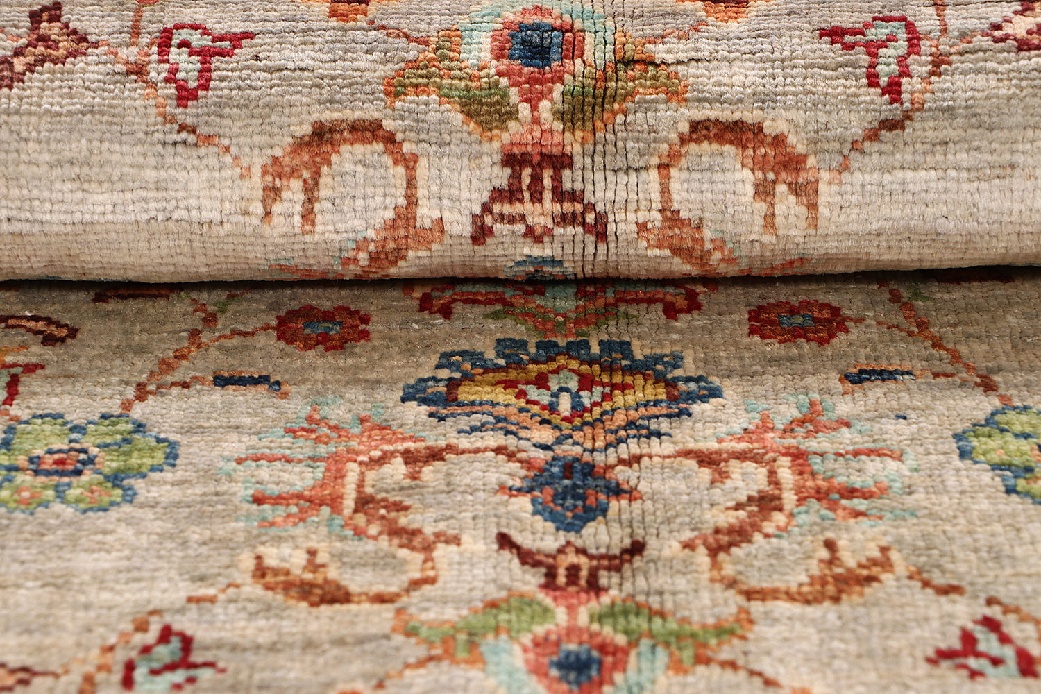 Sultani Grey Rug PC 55436 - 0.93m X 0.64m
