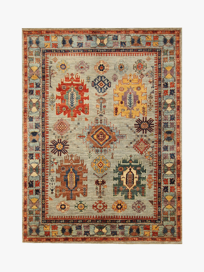 Sultani Grey Rug PC 51529 - 1.98m X 1.46m