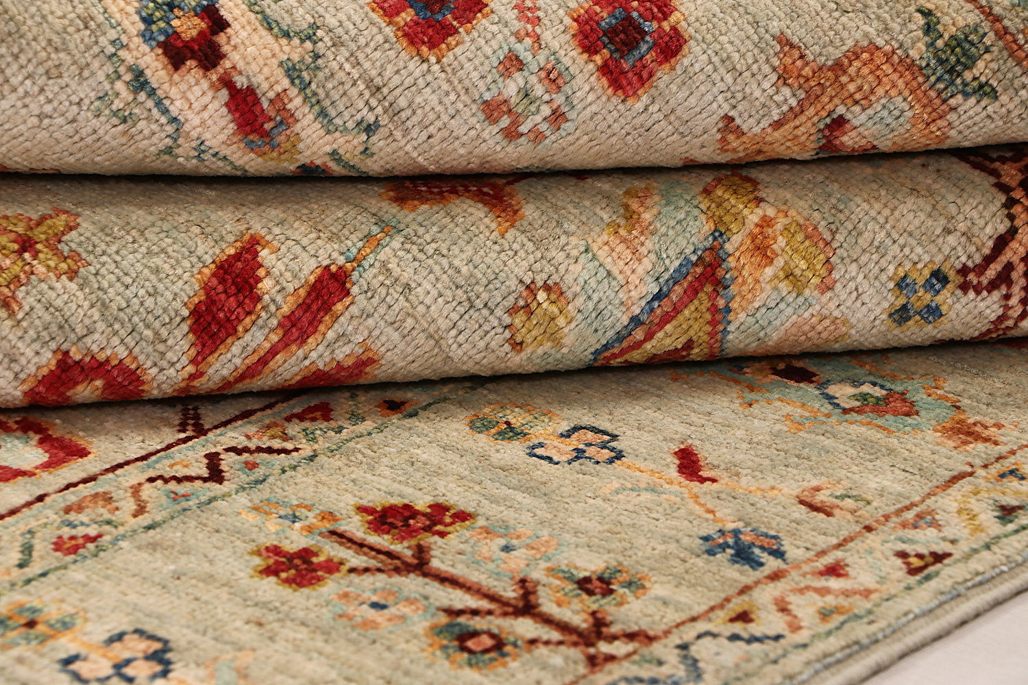 Sultani Grey Rug PC 55635 - 1.49m X 0.90m