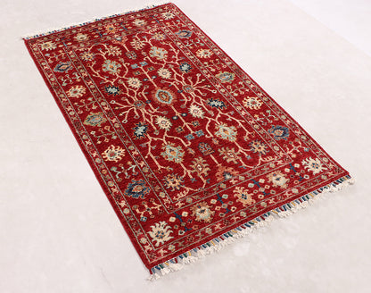 Sultani Red Rug PC 56745 - 1.50m X 0.92m