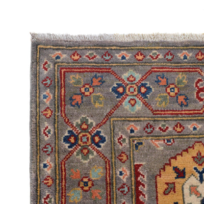 Kazak Grey Rug PC 52316 - 1.85m X 1.29m