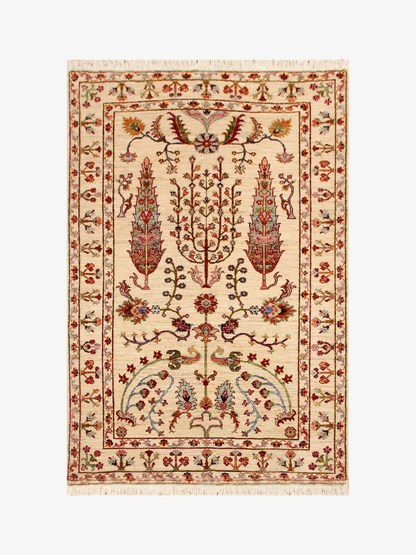 Pictorial Ivory Rug PC 51287 - 1.87m X 1.22m