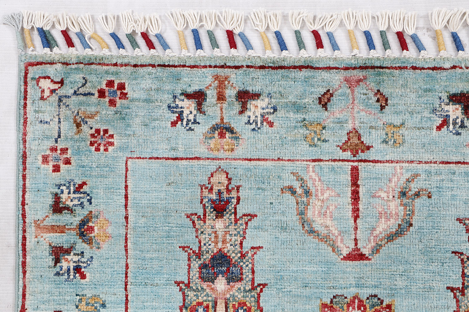Pictorial Aqua Rug PC 56887 - 2.38m X 0.72m