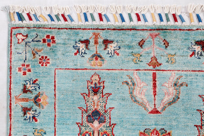 Pictorial Aqua Rug PC 56887 - 2.38m X 0.72m