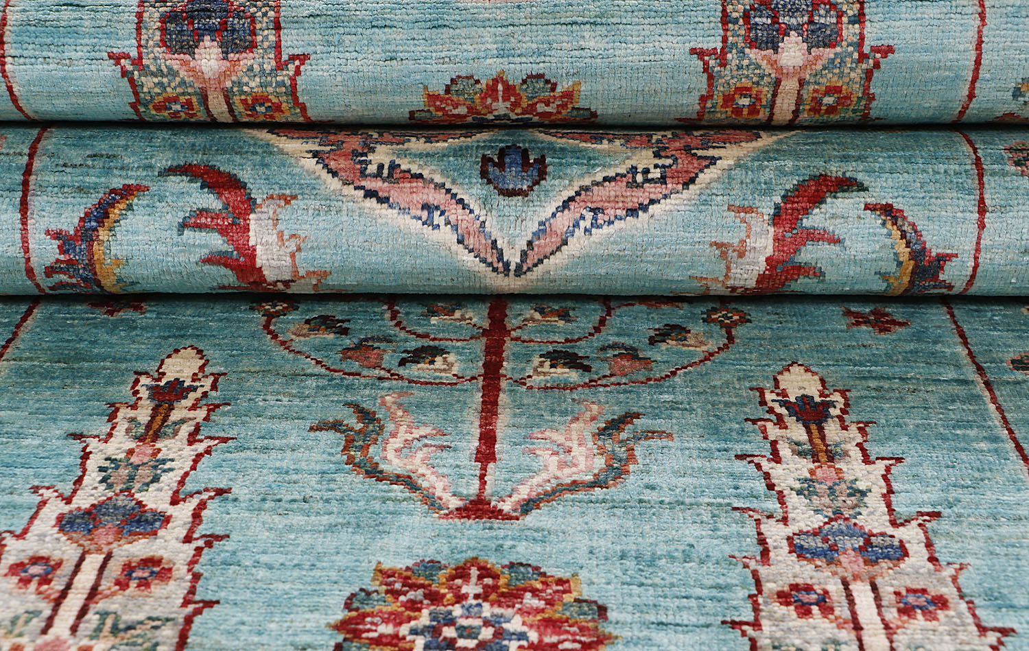 Pictorial Aqua Rug PC 56887 - 2.38m X 0.72m