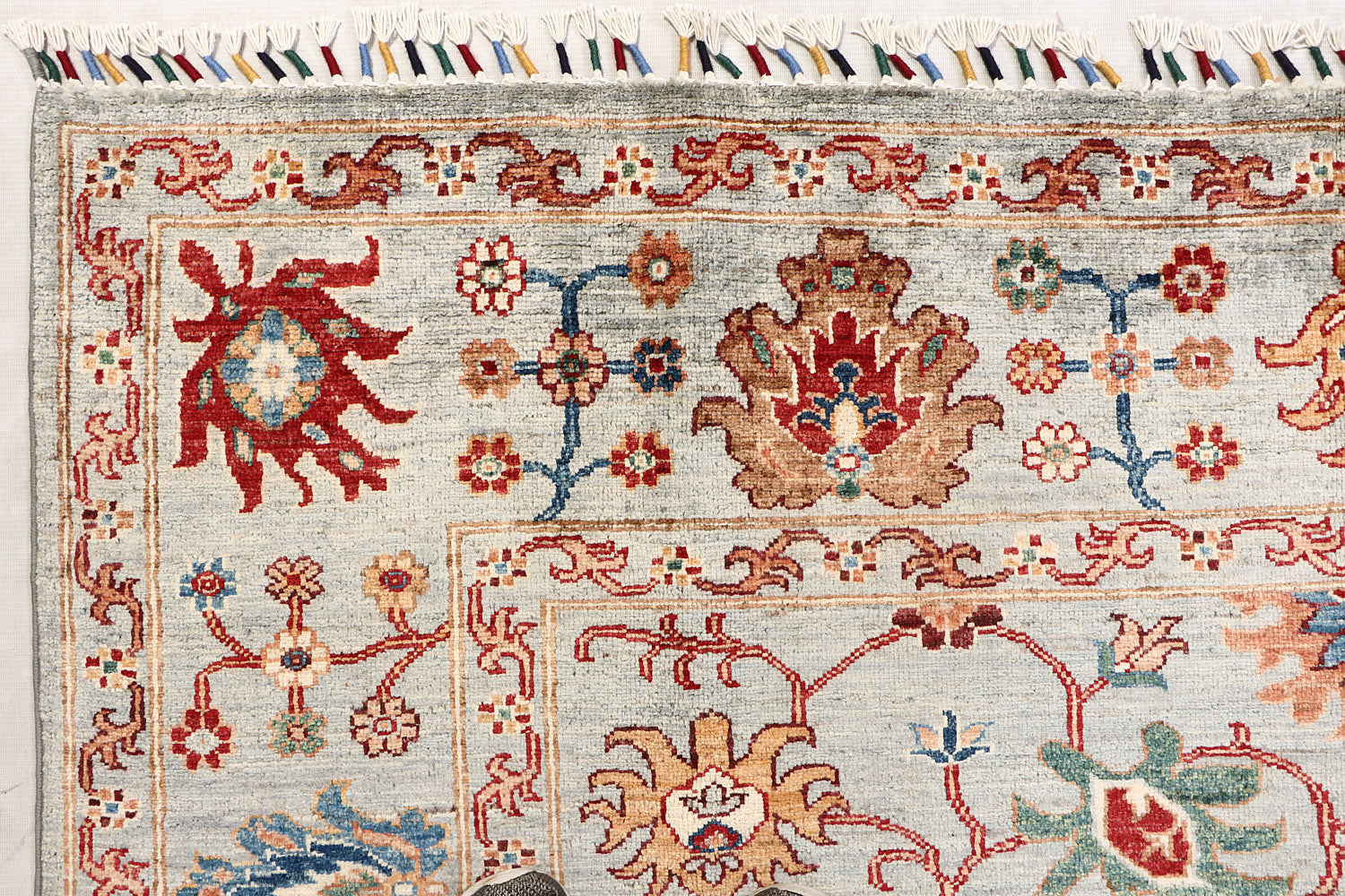 Sultani Grey Rug PC 55574 - 2.37m X 1.75m