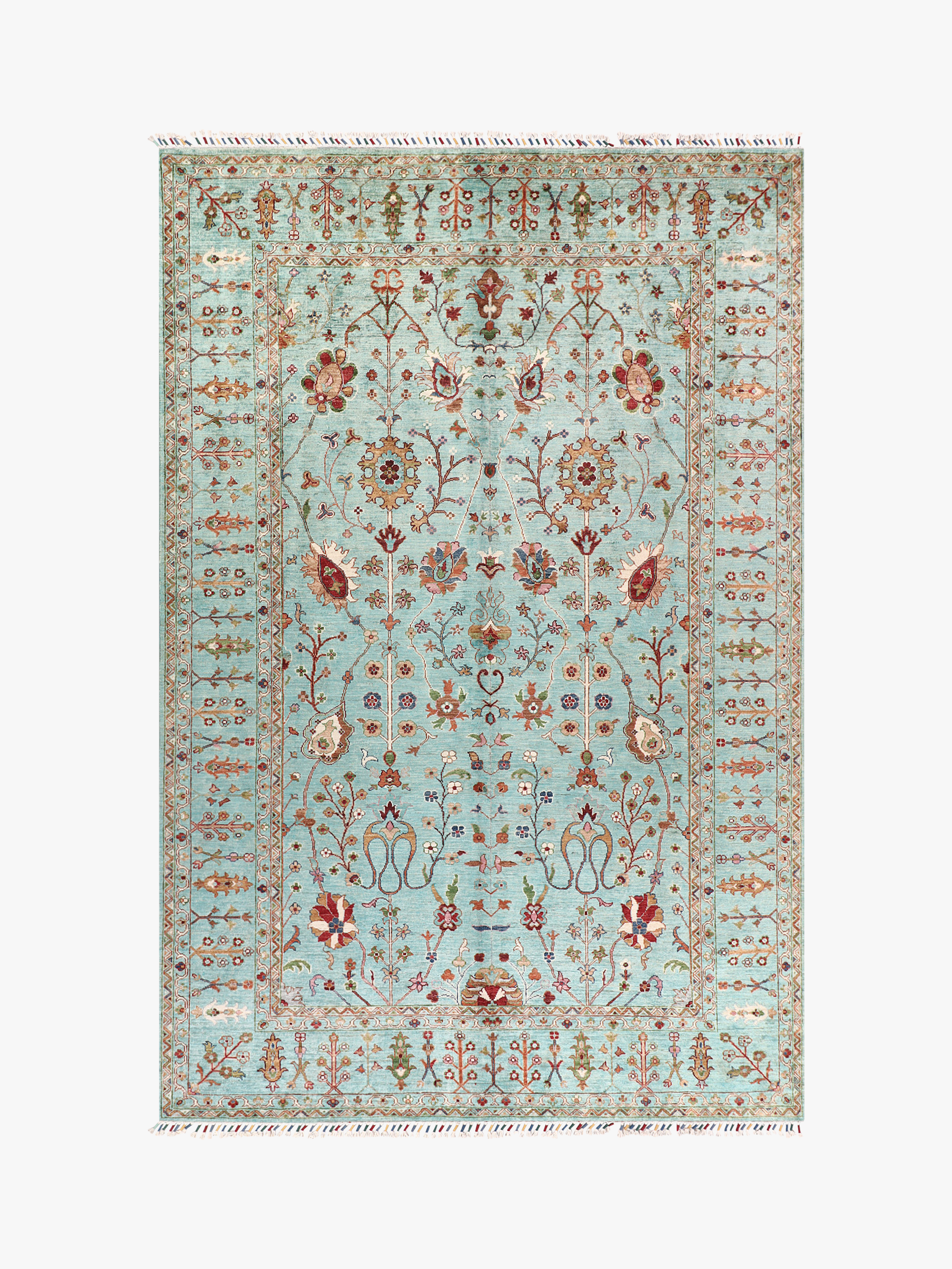 Sultani Palace Aqua Rug