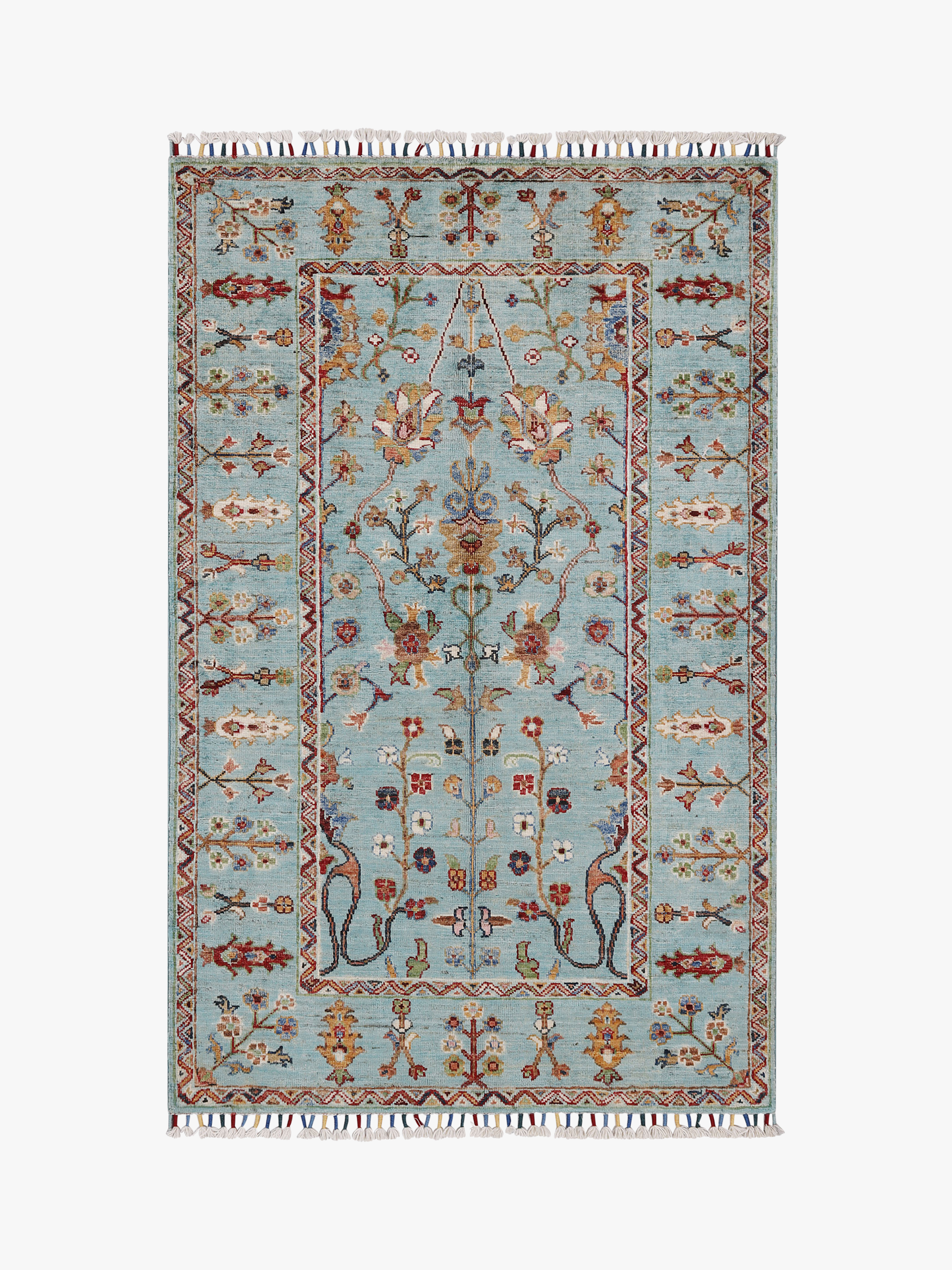 Sultani Palace Aqua Rug
