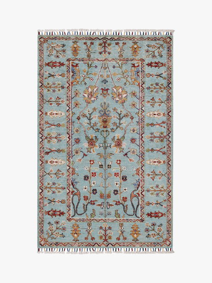 Sultani Palace Aqua Rug