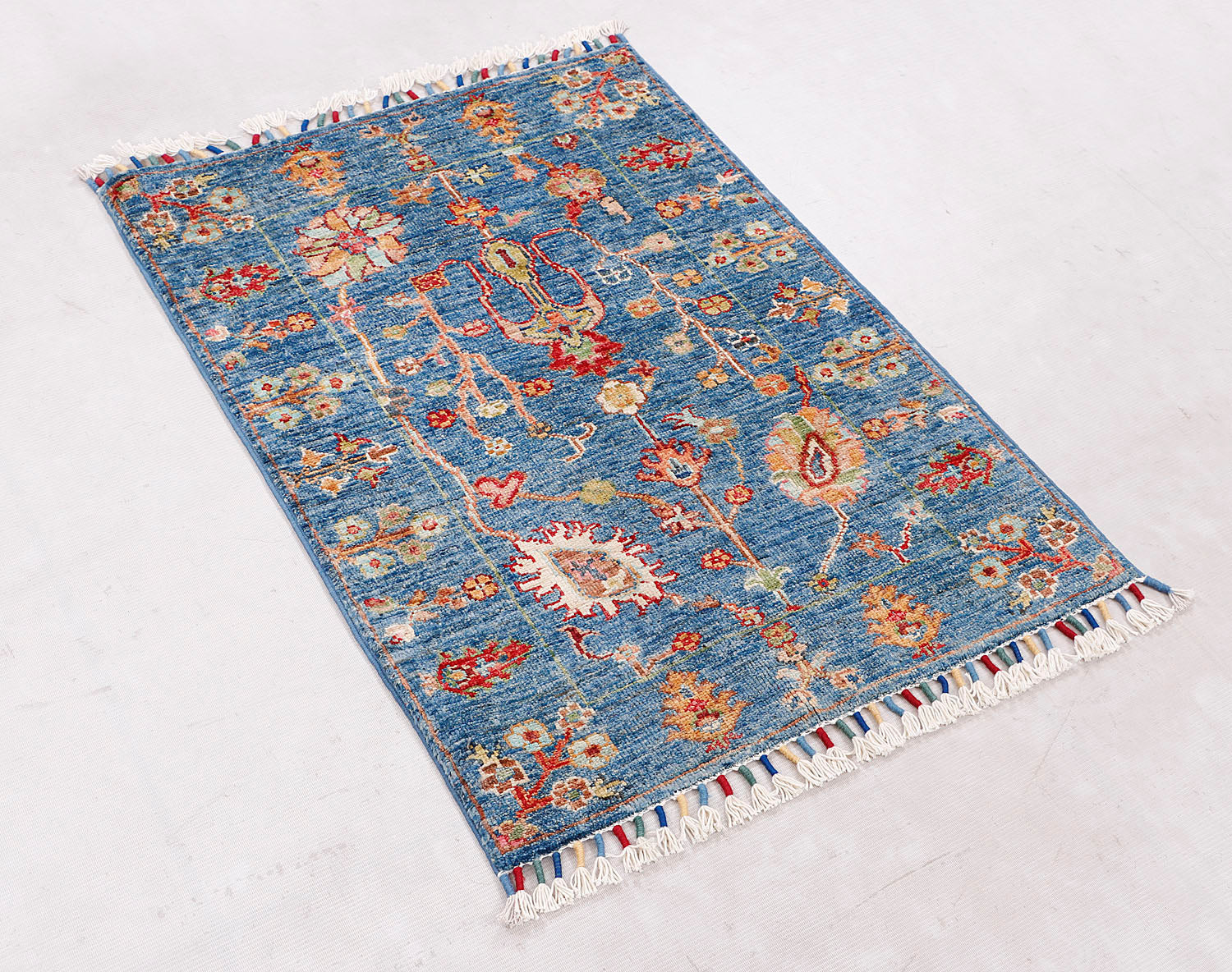 Sultani Blue Rug PC 56832 - 0.88m X 0.63m