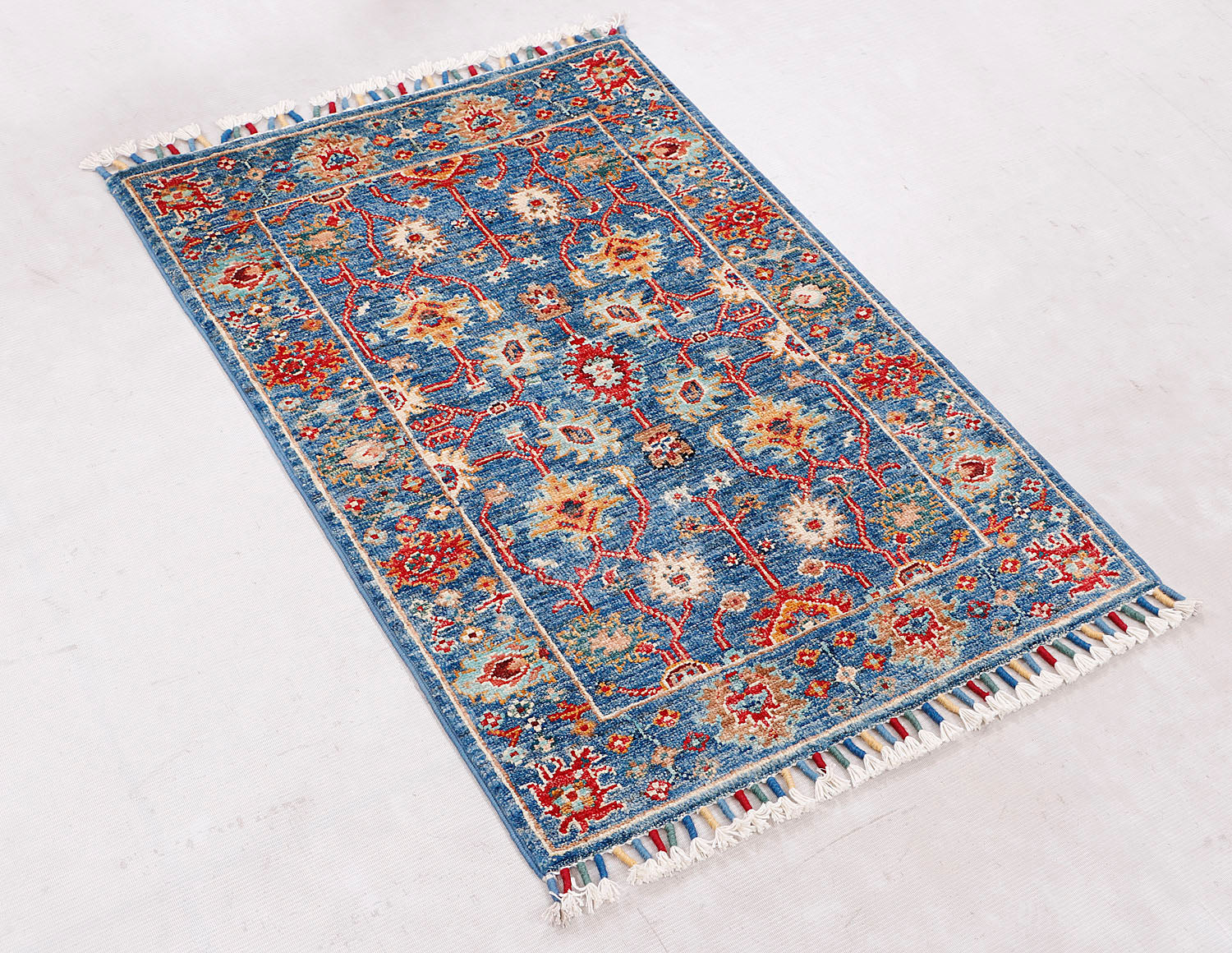 Sultani Blue Rug PC 56774 - 0.91m X 0.62m