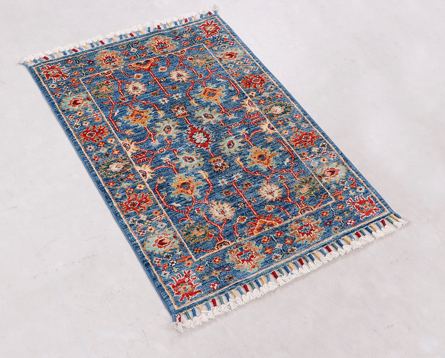Sultani Blue Rug PC 56766 - 0.90m X 0.64m