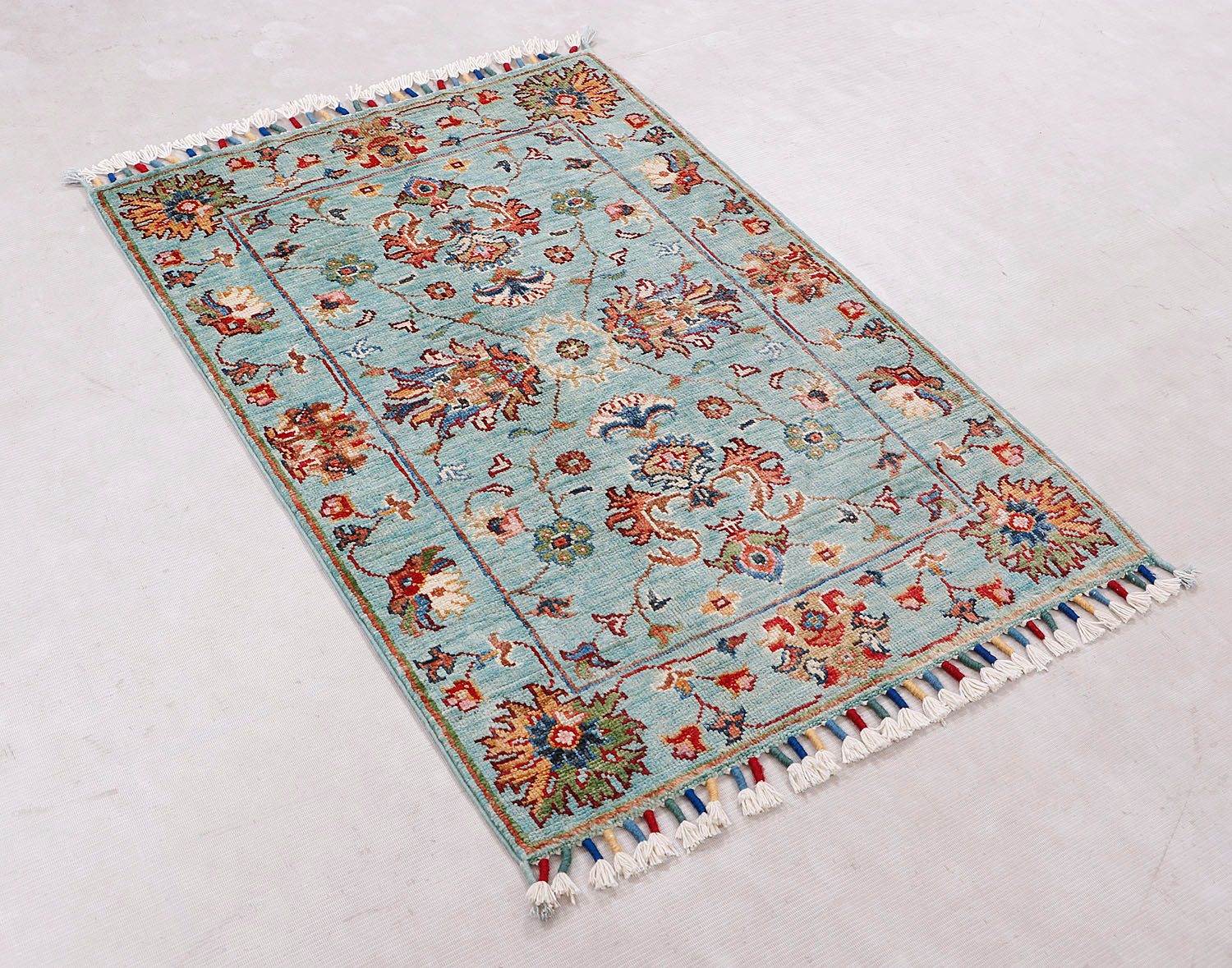 Sultani Aqua Rug PC 56694 - 0.93m X 0.62m