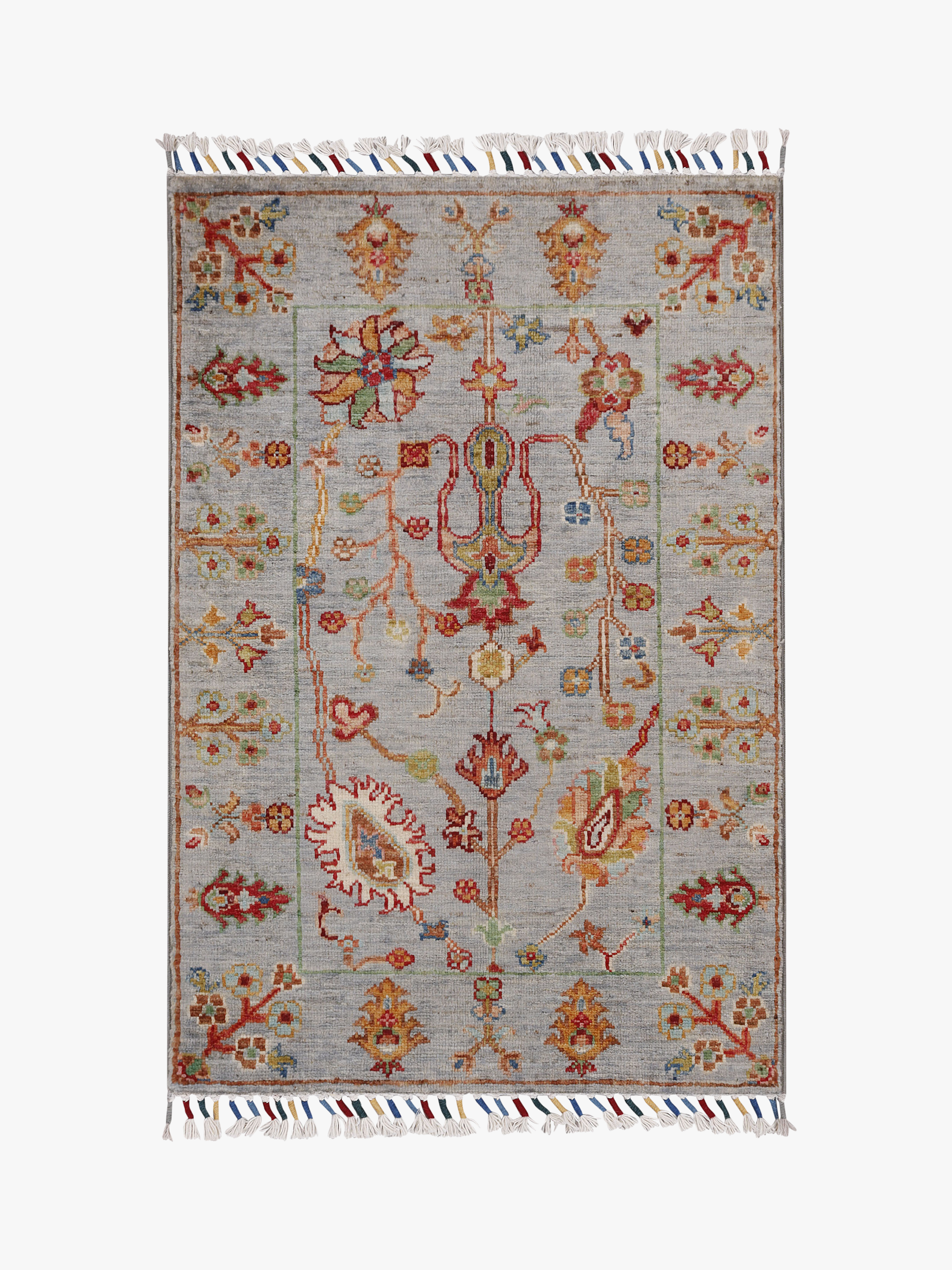Sultani Grey Rug PC 56830 - 0.89m X 0.62m