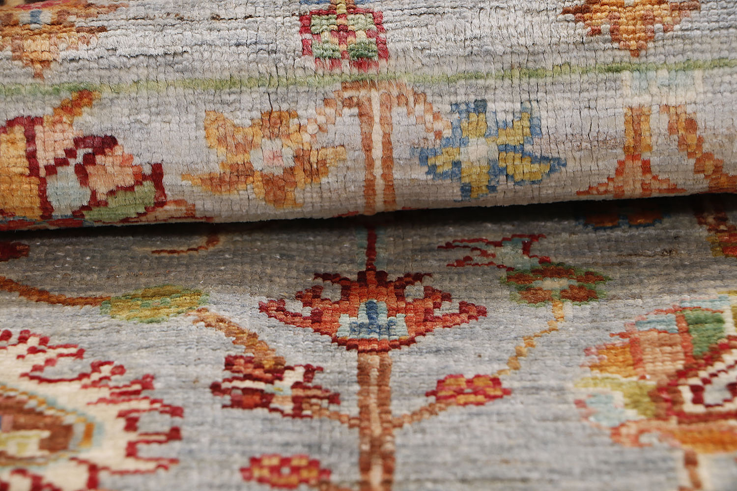 Sultani Grey Rug PC 56830 - 0.89m X 0.62m