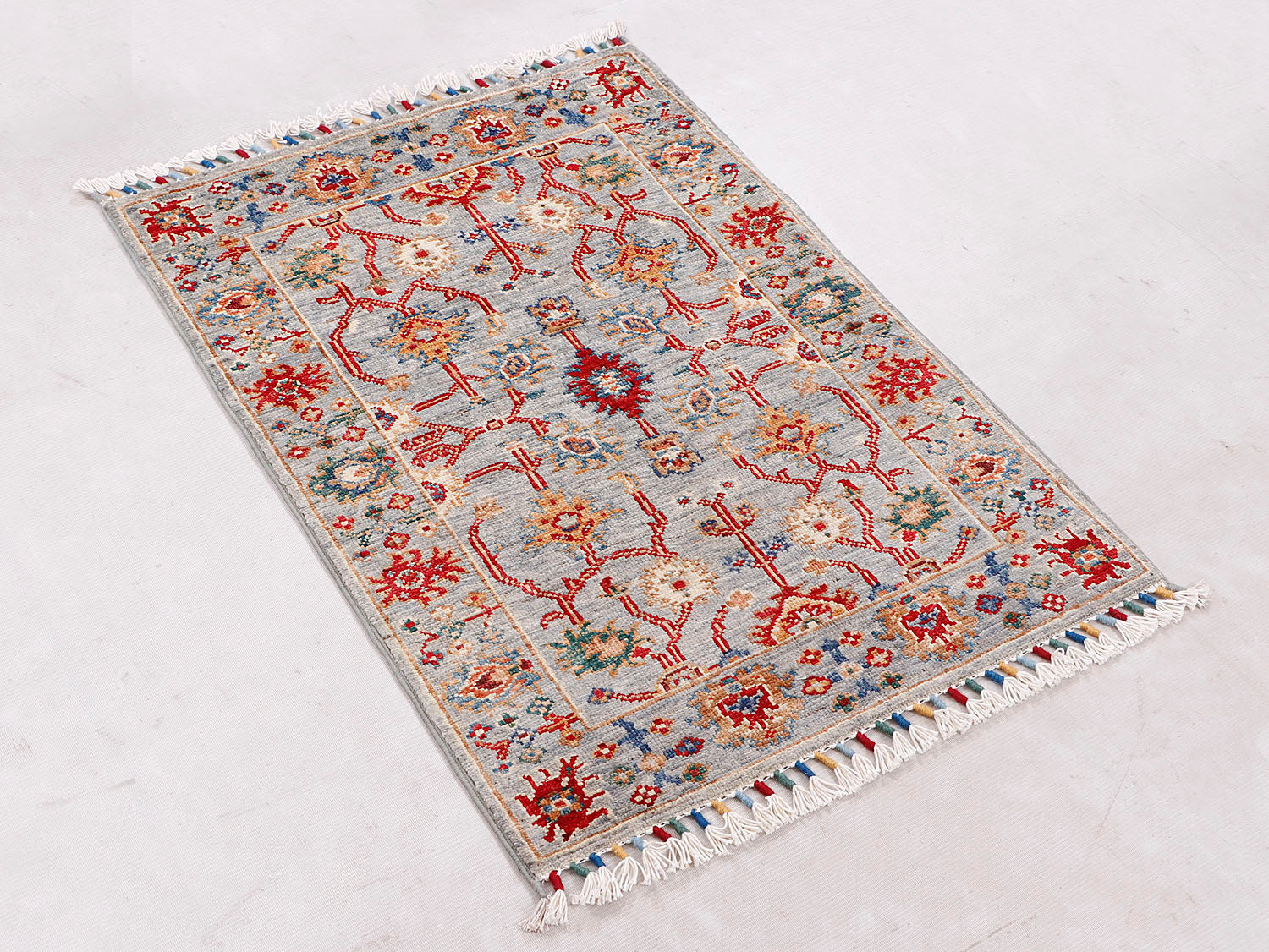 Sultani Grey Rug PC 56767 - 0.89m X 0.63m