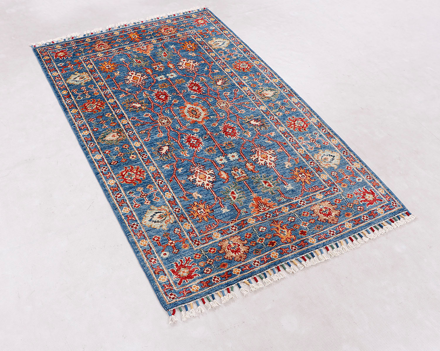 Sultani Blue Rug PC 56746 - 1.48m X 0.94m