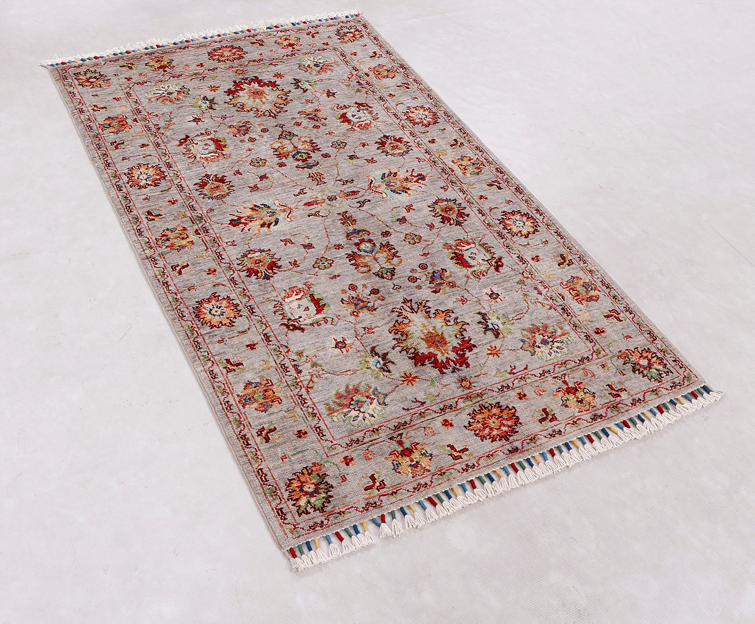 Sultani Grey Rug PC 56678 - 1.54m X 0.93m
