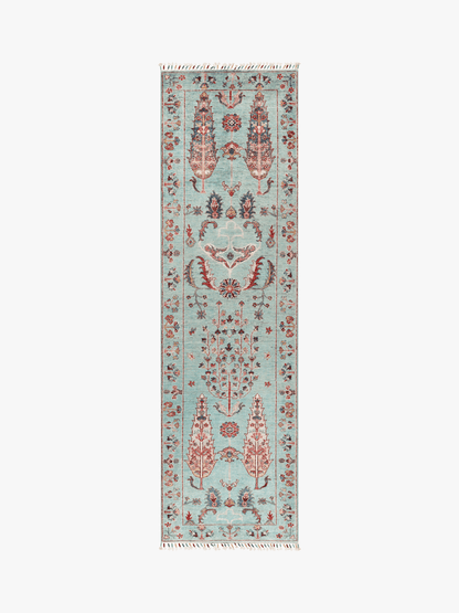 Pictorial Aqua Rug PC 55779 - 2.51m X 0.75m