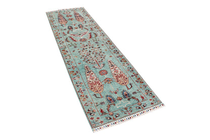 Pictorial Aqua Rug PC 55779 - 2.51m X 0.75m