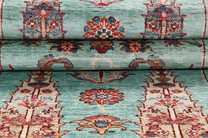 Pictorial Aqua Rug PC 55779 - 2.51m X 0.75m