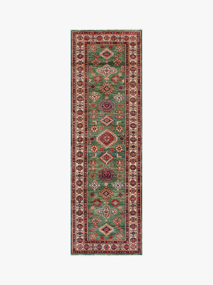 Supreme Kazak Green Rug PC 54559 - 1.83m X 0.60m