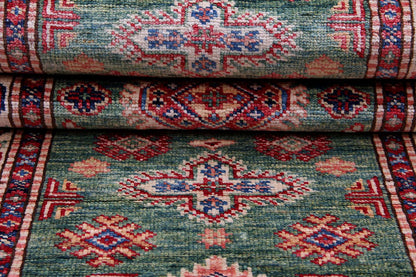 Supreme Kazak Green Rug PC 54559 - 1.83m X 0.60m