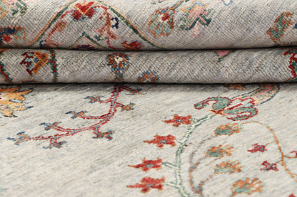 Pictorial Grey Rug PC 55766 - 3.03m X 2.06m